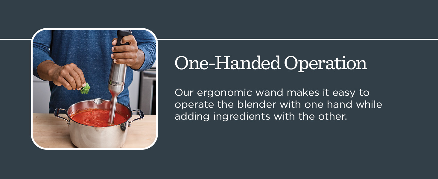 one-handed operation