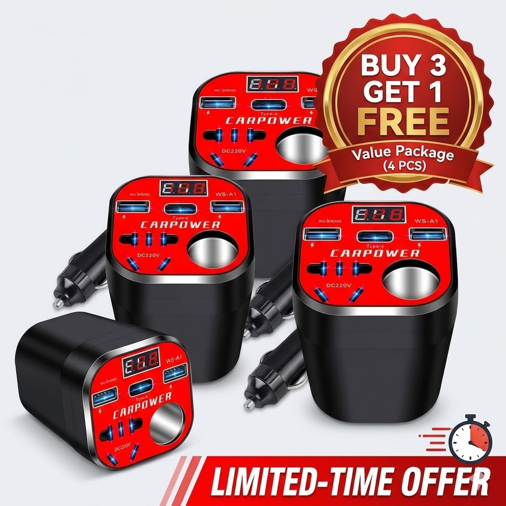 🚗Intelligent High Power Car Inverter