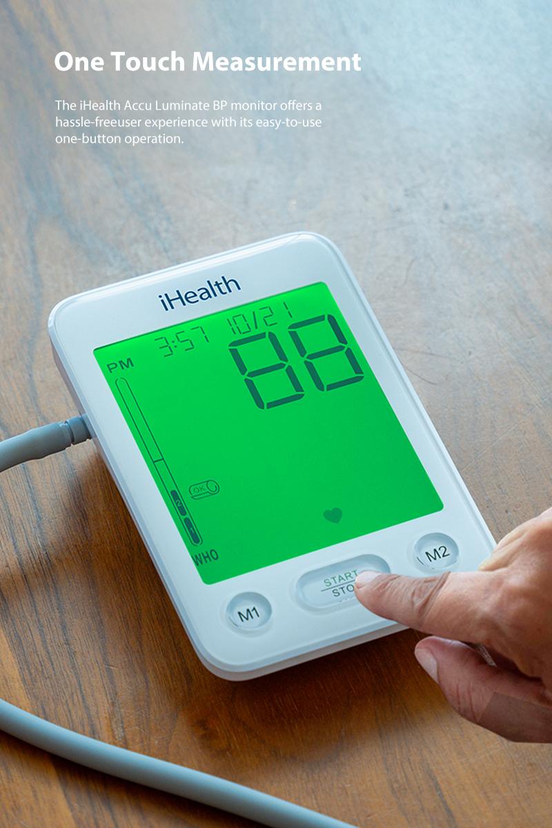 iHealth Bluetooth Blood Pressure Monitor HSA or FSA Eligible, with Large Cuff & Color-Coded Display, Dual Users 2*120 Readings, Automatica Upper Arm Blood Pressure Machine with Cloud Storage & Body Movement Detection, Portable Healthcare Kit iHealth Bluetooth Blood Pressure Monitor HSA or FSA Eligible, with Large Cuff & Color-Coded Display, Dual Users 2*120 Readings, Automatica Upper Arm Blood Pressure Machine with Cloud Storage & Body Movement Detection, Portable Healthcare Kit