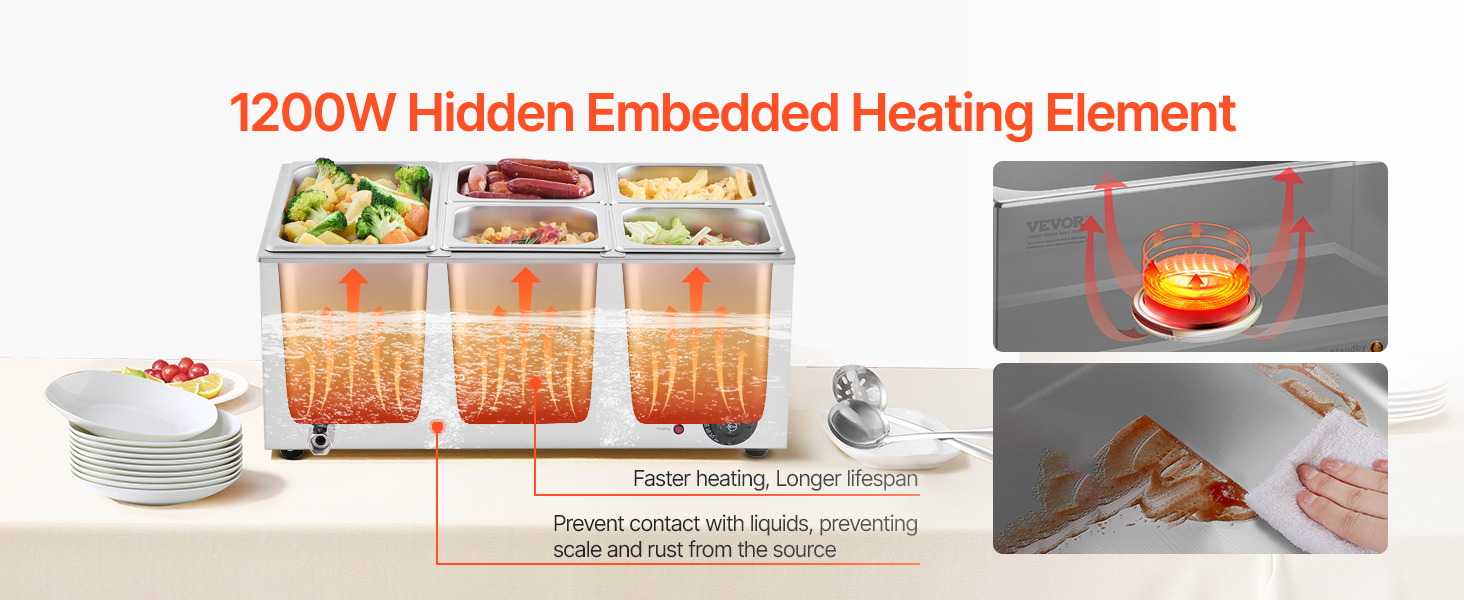Commercial food warmer