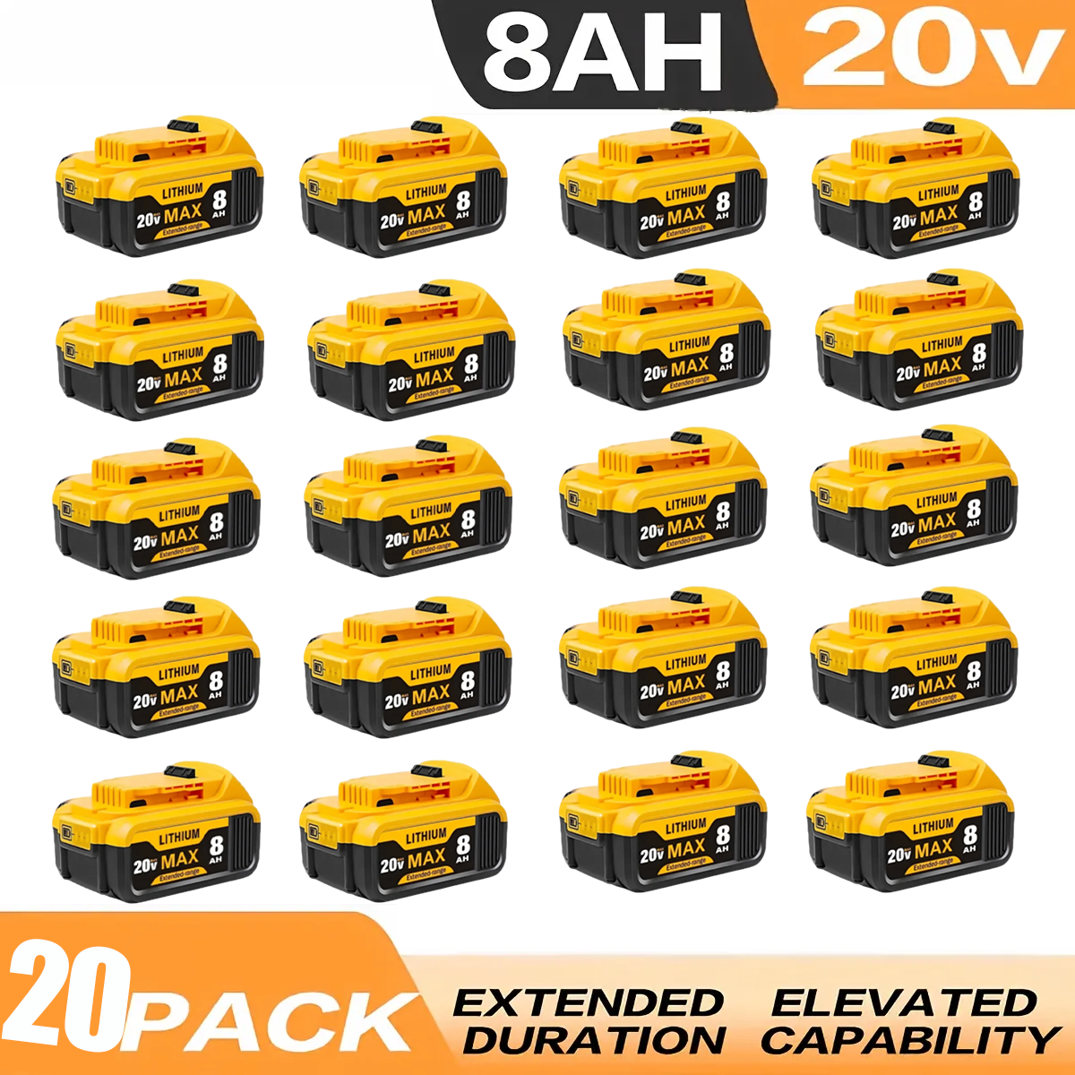 💥 Special Offers⚡Suitable for 20V 8.0AH lithium-ion MAX batteries