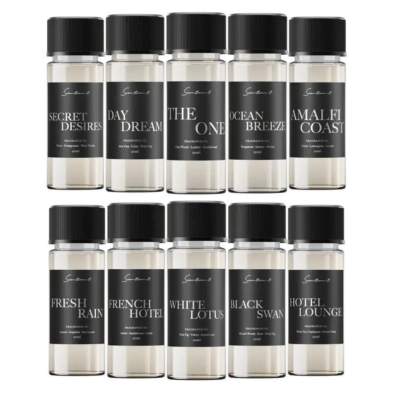 🛒BEST SELLER🚀Scentiment Diffuser Tall Air 2 - Discovery Kit with Sampler Oils: Cold-Air Diffusion Technology with Wi-Fi & Touch Controls, Rechargeable Battery, Covers 1000 Sqft; Includes Top 3 Luxury Hotel-Inspired Fragrance Oils (20ml)
