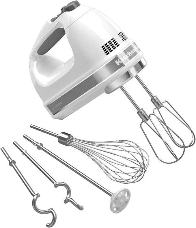 Today's Deal ✨KitchenAid Hand Mixer (with Turbo Beater II Beaters and Professional-Style Whisk)