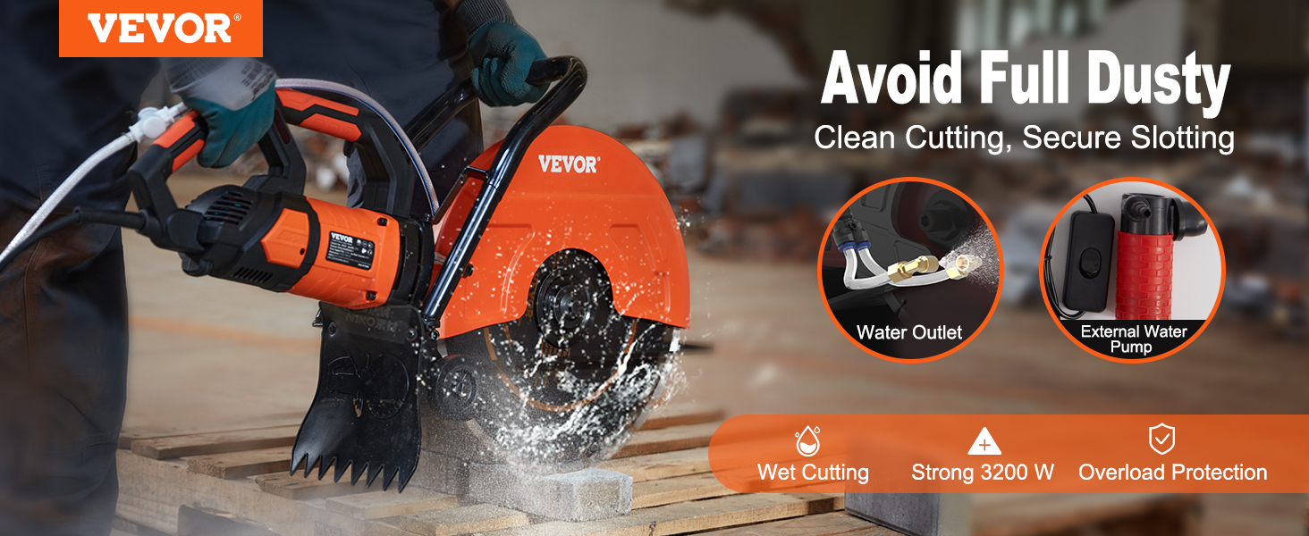 electric concrete saw