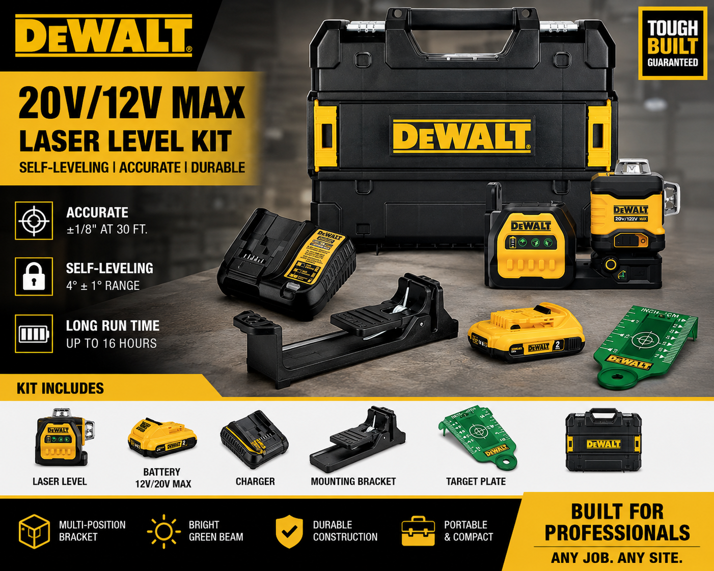 [Limited-Time Offer: 50% Off] 16-Line Laser Level