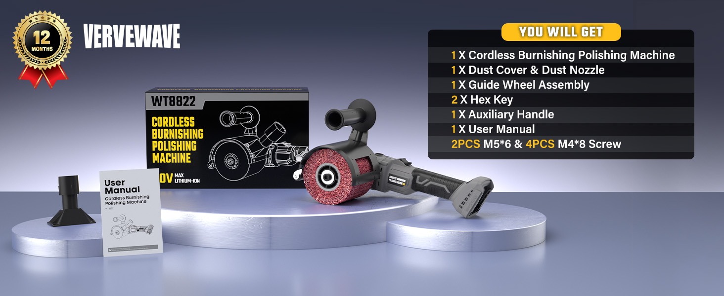 Cordless Burnishing Polishing Machine
