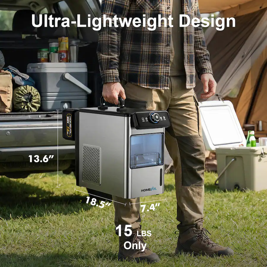 ✨Limited-time offer: Buy 1 get 1 free✨Cordless Battery Powered Portable Ice Maker 