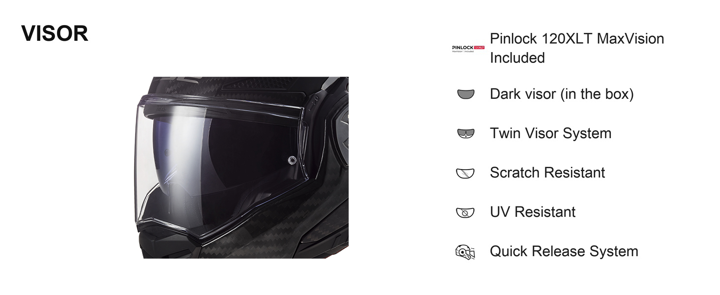 Visor Advant X Carbon Specs