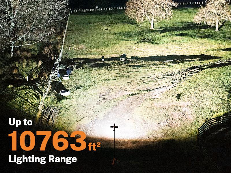 OGERY 10000/18000mAh Camping Light with  Remote Control & Power Bank - Rechargeable 2200 Lumens Dimmable Work Light, Emergency Light & Detachable Tripod (1.75-6.5 Ft) for Outdoor, Hiking, Home & Emergency #Summervibes