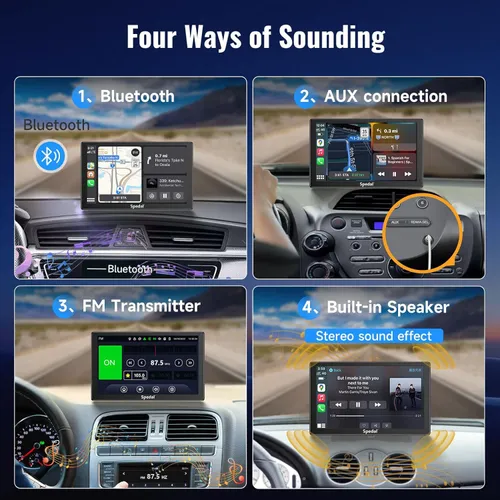 📢 Limited-Time Promotion 🔥Portable wireless CarPlay car GPS navigation system