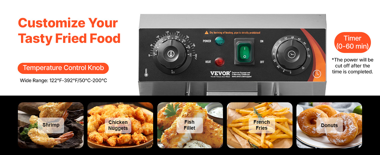 commercial deep fryer