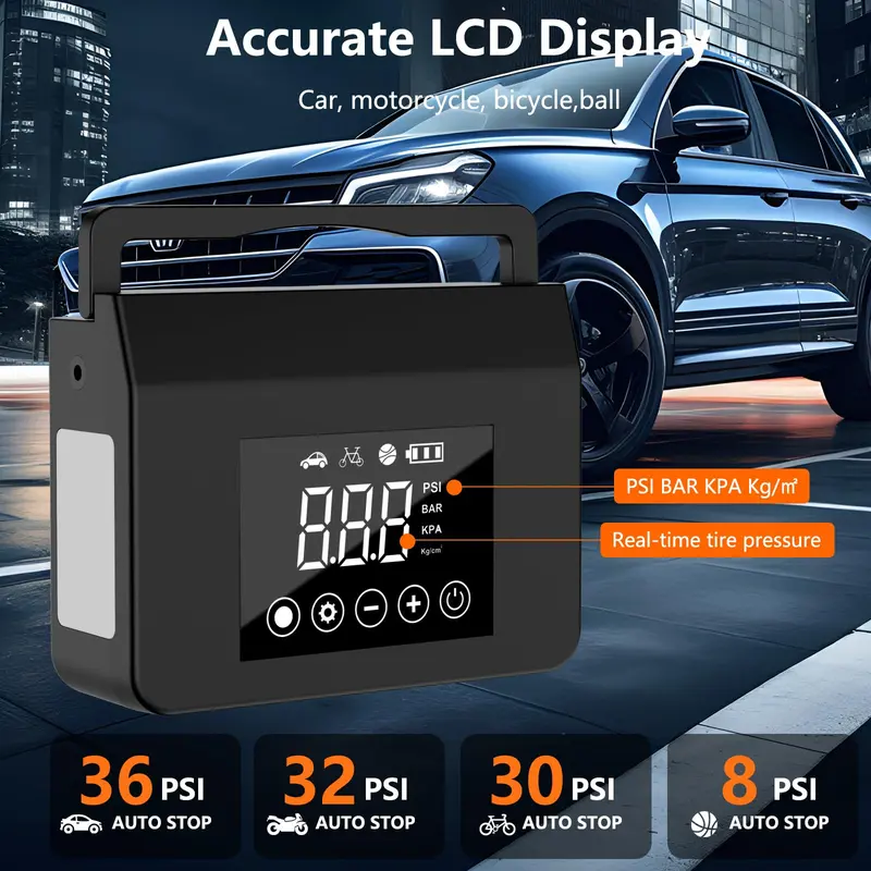 【New Release】2026 4000A Car Jump Starter with 150PSI Tire Inflator, 15000mAh Power Bank & LED Light, 4 in 1 All-Season Savior, Reliable in -20°F, Compatible with Most Cars & Trucks, For All Driving Situations
