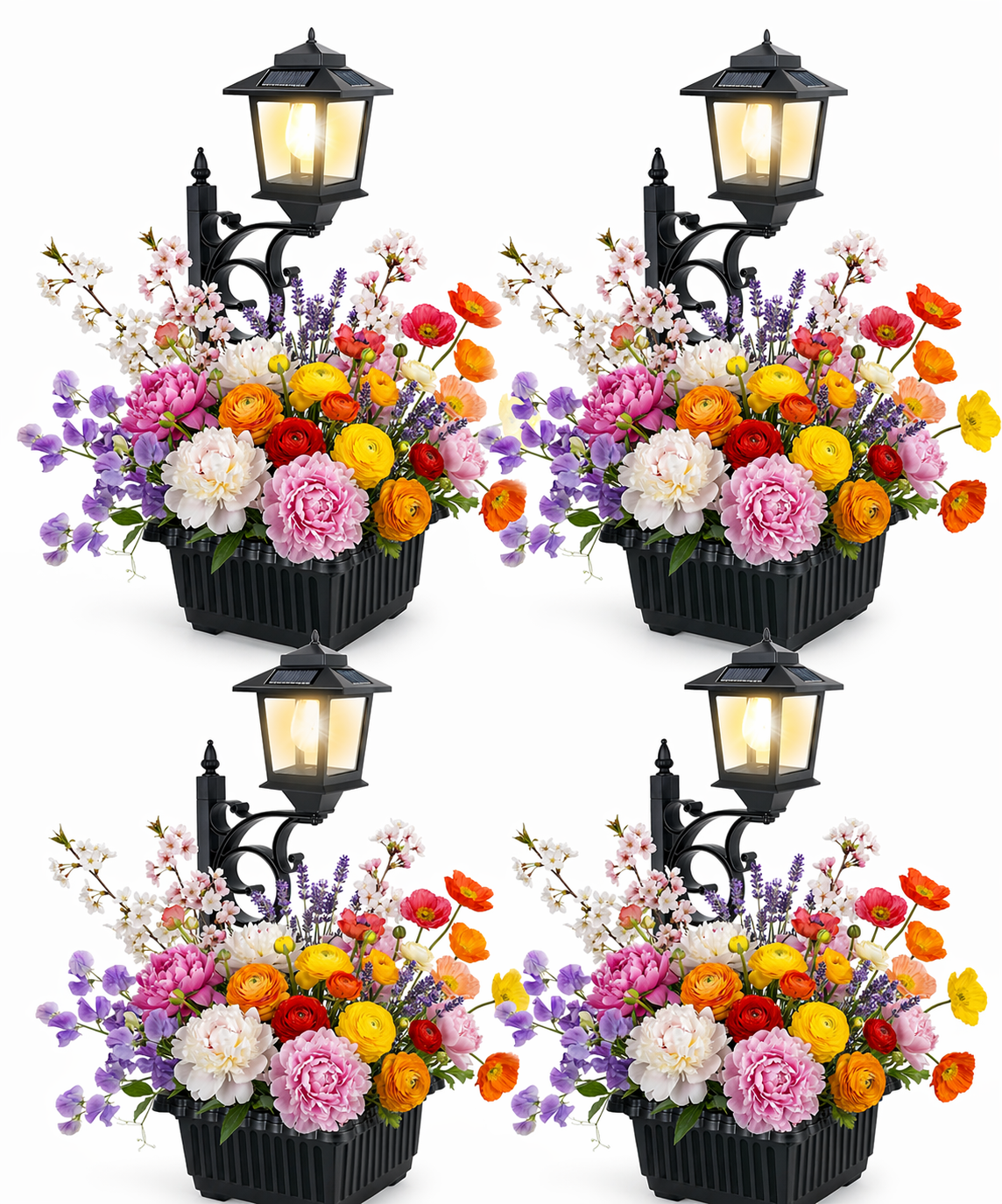 🌷 Spring Sale 🌼 Solar Post Light With Planter 🪴