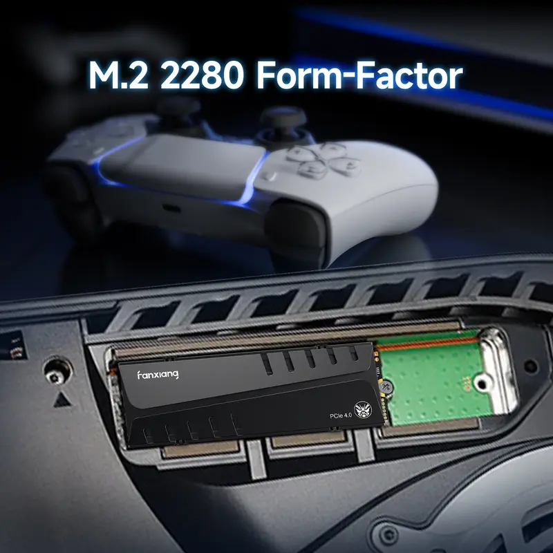 🛒BEST SELLER🚀FANXIANG S770 500GB/1TB/2TB/4TB NVMe M.2 SSD for PS5 with Heatsink and DRAM, Up to 7300MB/s PCIe 4.0, Perfect for PlayStation 5 Expansion, Gamers, and IT Professionals summerwins