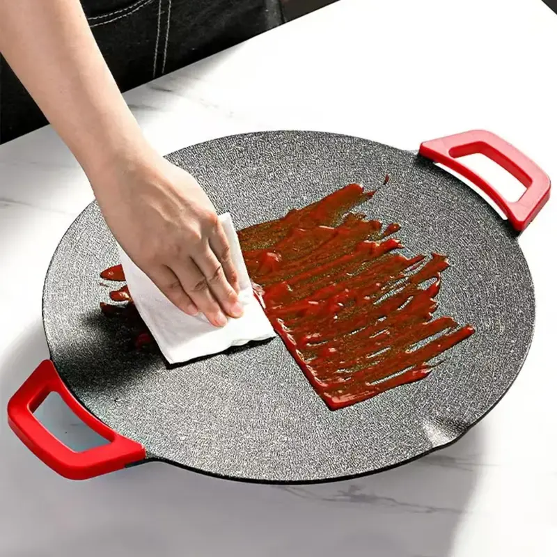 【BIG SALE】KITCHEN 1500W Portable Electric Korean BBQ Grill Indoor Smokeless Non-stick Grill Pan Adjustable Temperature Control Universal Fry Griddle for Home Cooking