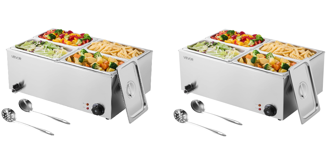 🔥Buy 1 Get 1 Free🔥 6-Pan Commercial Food Warmer