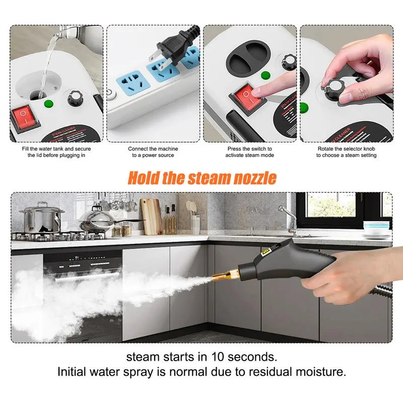  2500W Handheld Steam