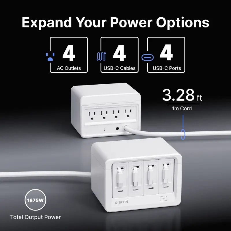 Gitryin 12-in-1 Desktop Charging Station