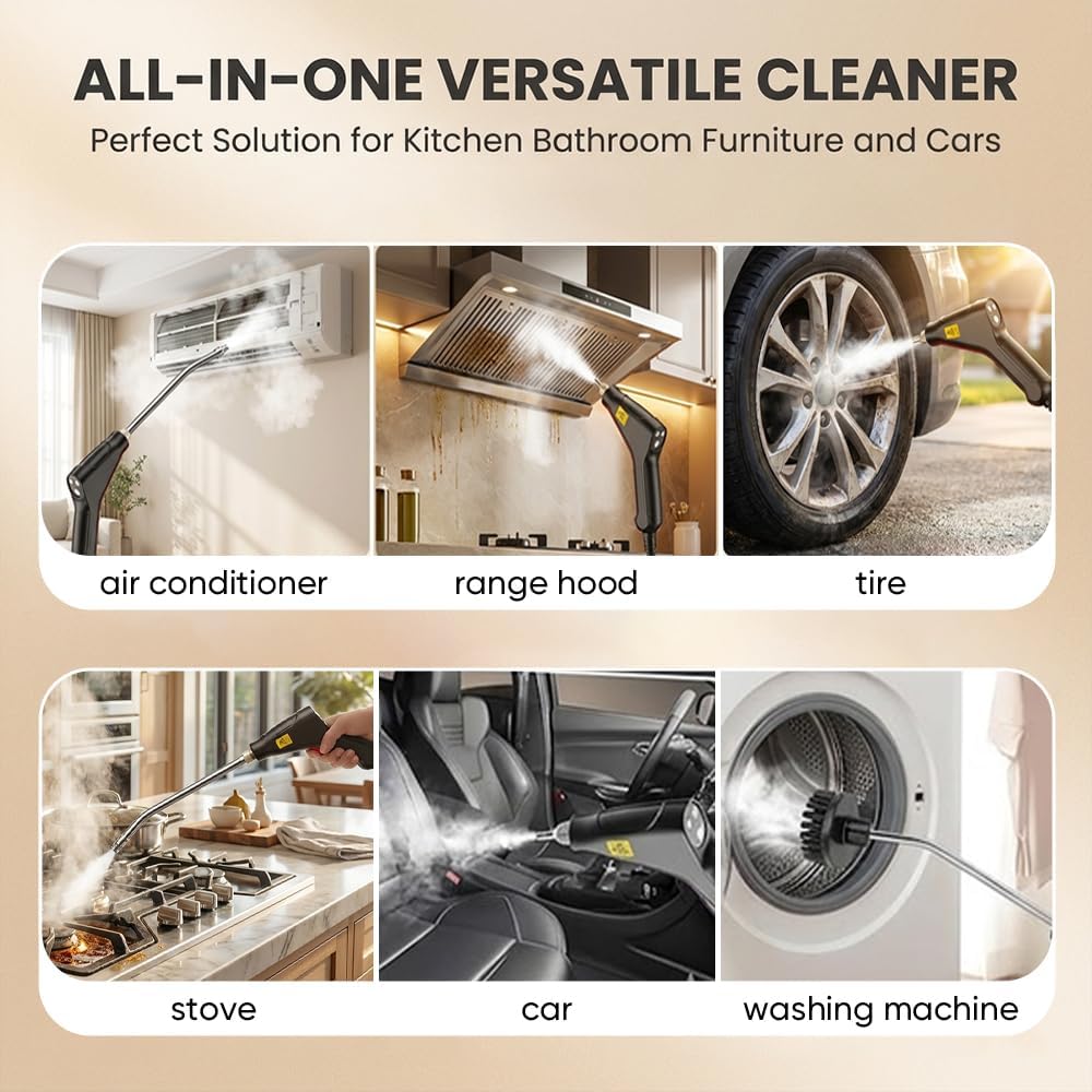 Professional 2500W High-Temperature Portable Handheld Steam Cleaner