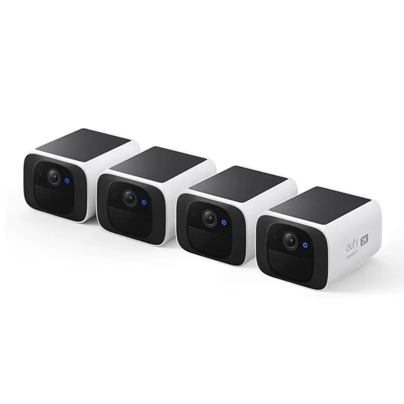 🛒BEST SELLER🚀eufy SoloCam S220 Solar-Powered Wireless Outdoor Camera 2K Resolution 2.4 GHz Wi-Fi Continuous Power Day Night Vision AI Alerts Weather Resistant IP67