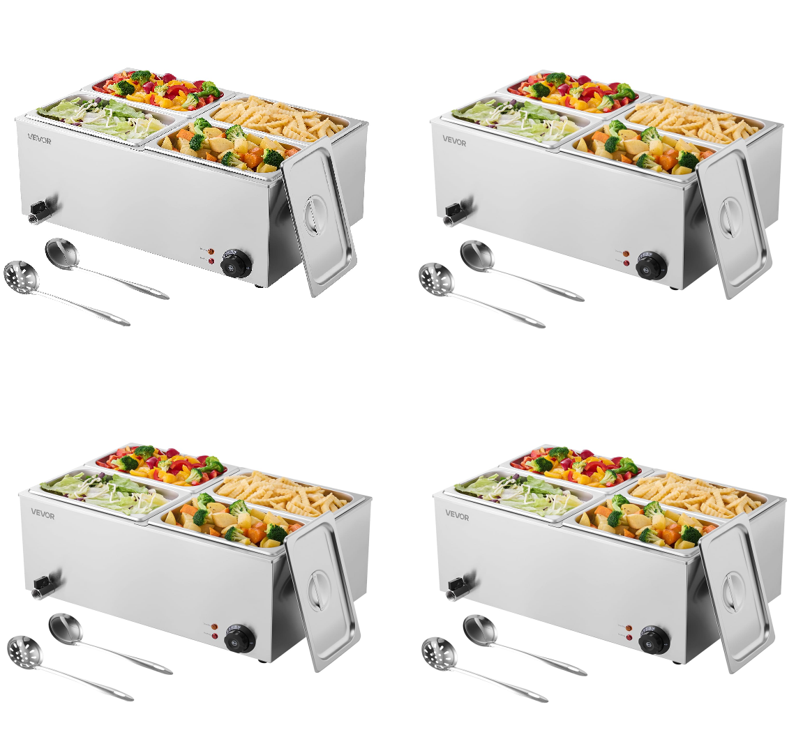 🔥Buy 1 Get 1 Free🔥 6-Pan Commercial Food Warmer