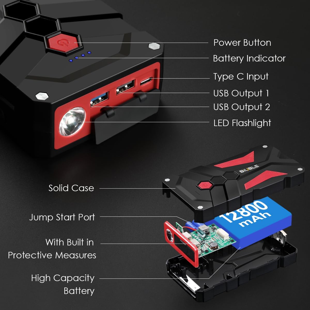 #🏷️ Special Offer/4250A Car Jump Starter for Gas & Diesel Engines