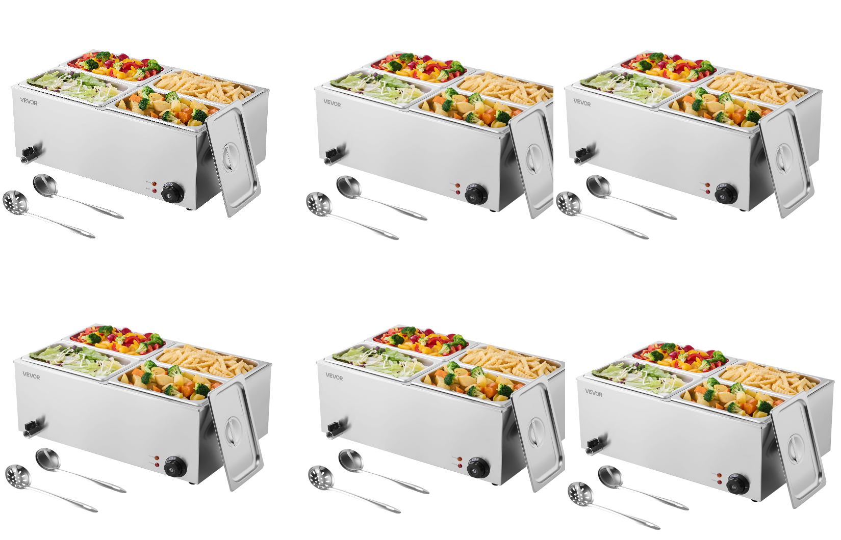 🔥Buy 1 Get 1 Free🔥 6-Pan Commercial Food Warmer