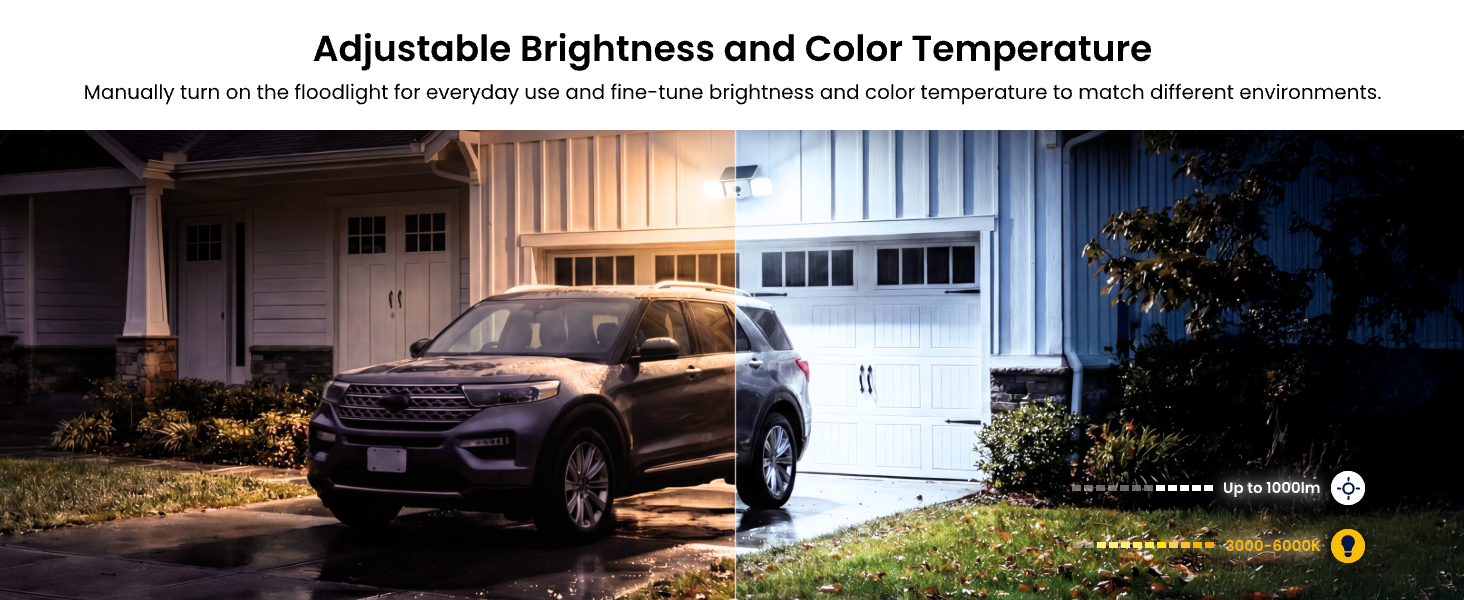 color tempreture from cold to warm 1000lm customize the light