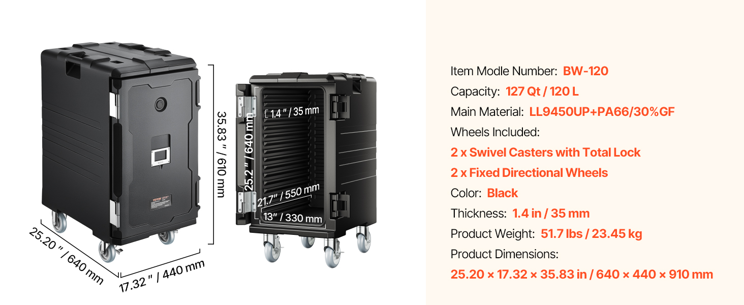 insulated food pan carrier