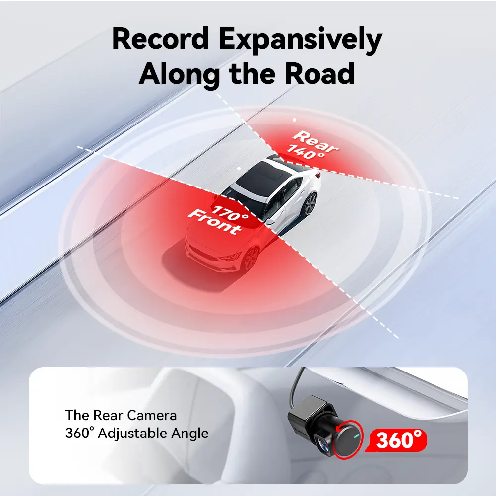 4K Dash Camera with 64GB Card