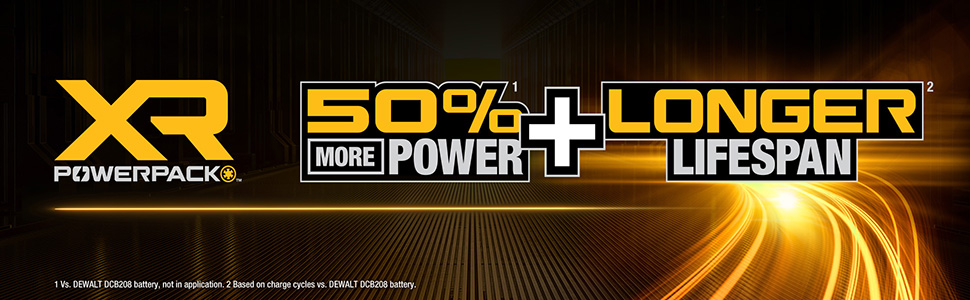 50% more power and longer lifespan