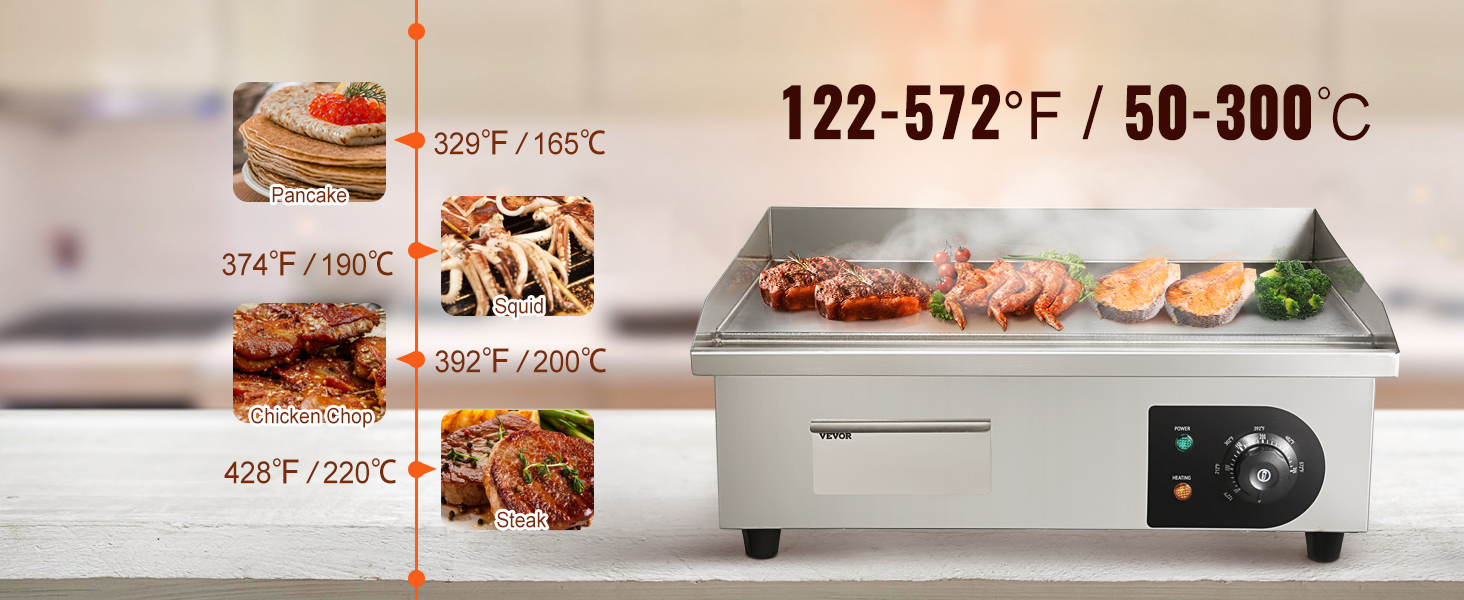 countertop griddle electric commercial