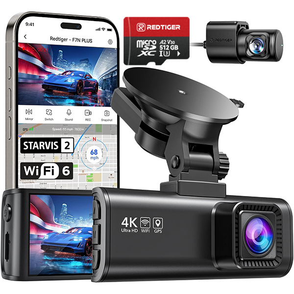 💥Today Only⚡🚗 REDTIGER F7NP 4K Dash Cam
