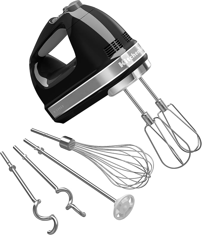 Today's Deal ✨KitchenAid Hand Mixer (with Turbo Beater II Beaters and Professional-Style Whisk)