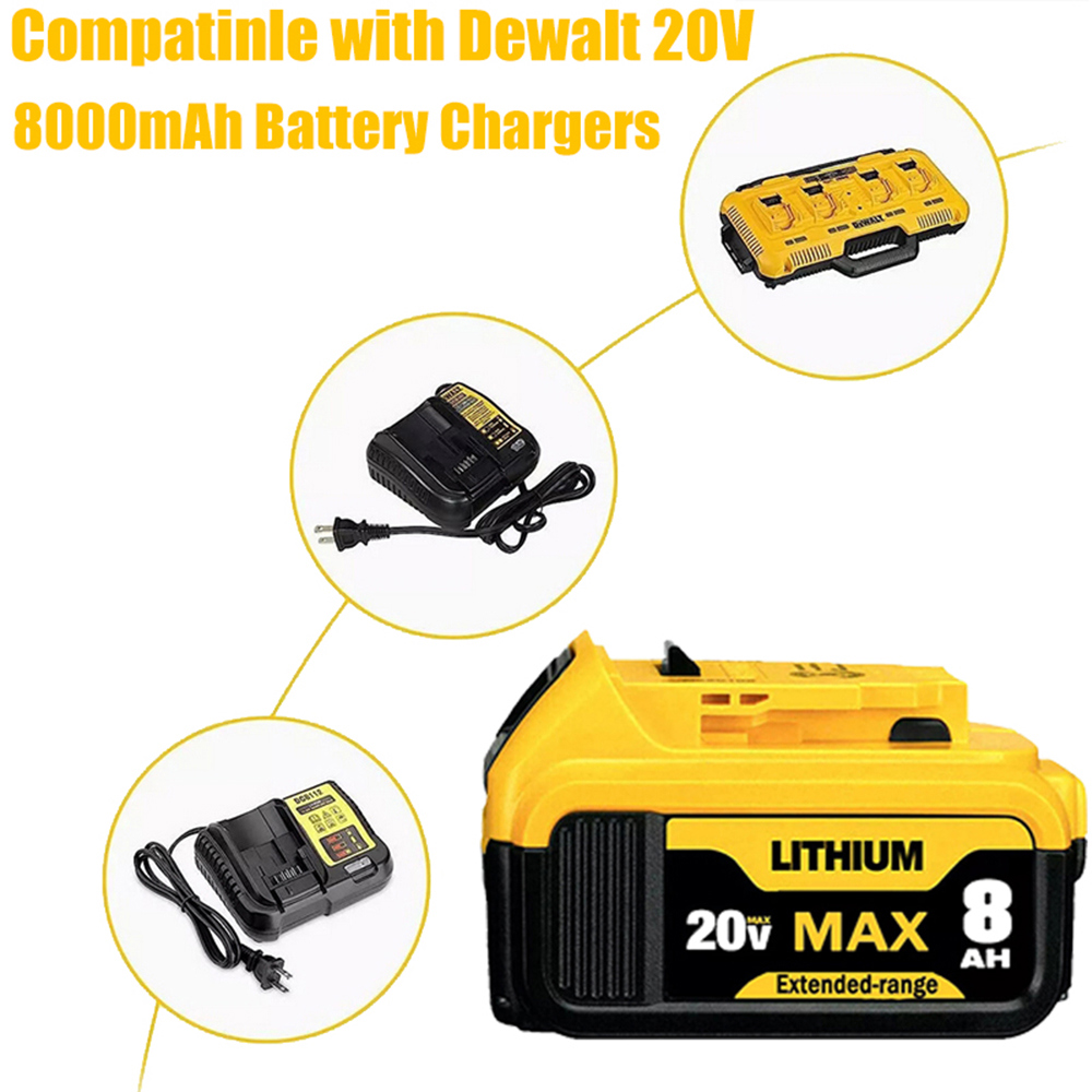 Suitable for 20V 8.0AH lithium-ion batteries