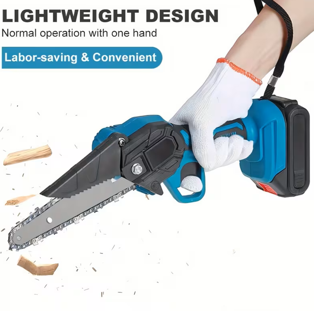 📢 Limited-Time Promotion 🔥Compact Handheld Mini Chainsaw Kit (Battery Powered)