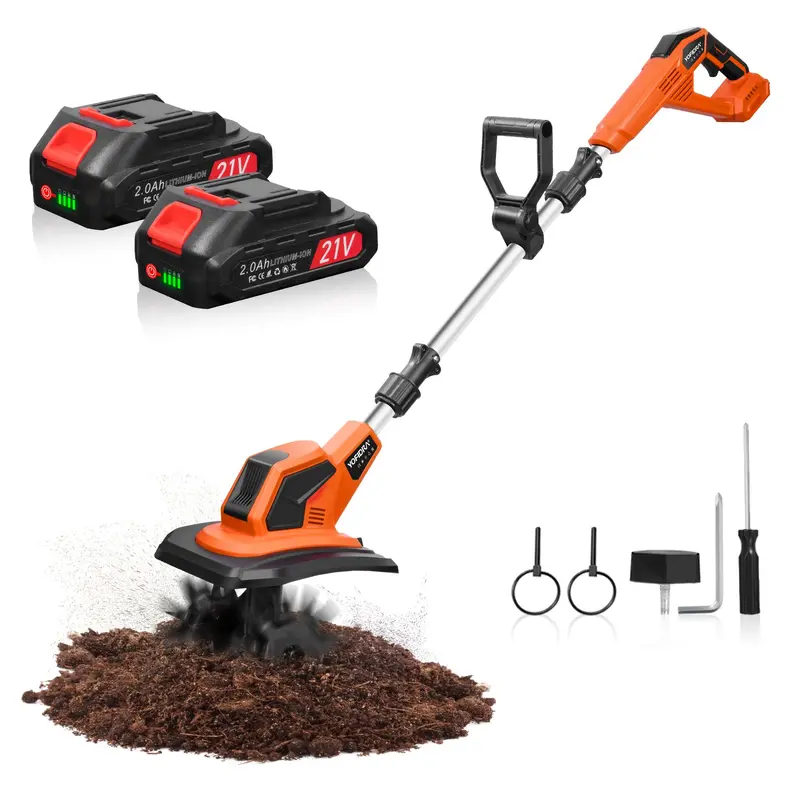 💥Today Only⚡Cordless Brushless Garden Tiller – Fits Makita 18V Batteries