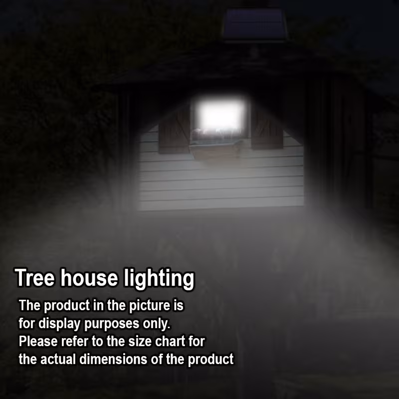 solar powered wall light with pull switch detachable assembly suitable for courtyard lighting pet house lighting tool room lighting treehouse lighting Product details 4