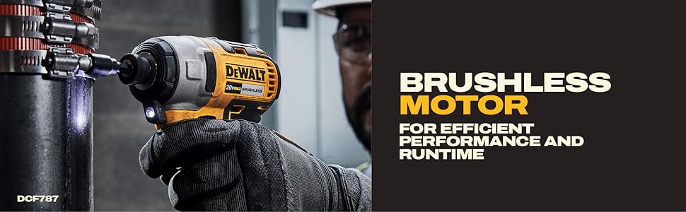 Brushless motor for efficient performance and runtime