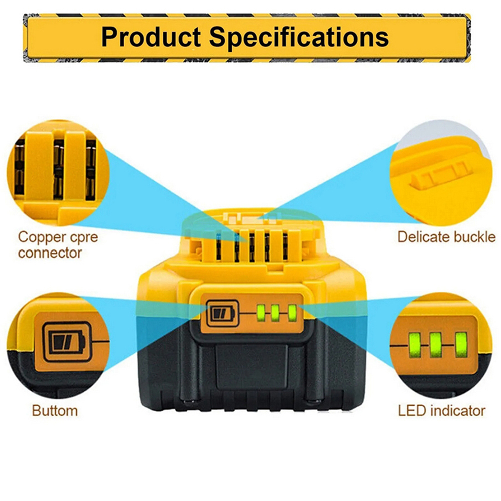 Suitable for 20V 8.0AH lithium-ion batteries
