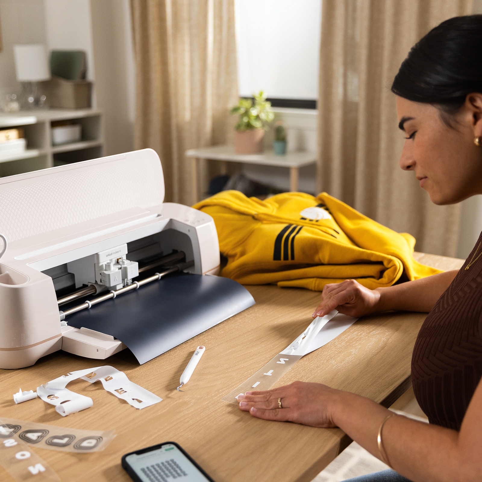 Cricut Maker 4 Electric Die-Cut Machine and Easy Press 3 with Heat Transfer Materials Bundle