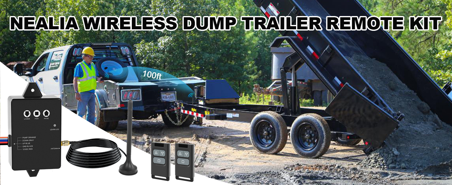 wireless dump trailer remote