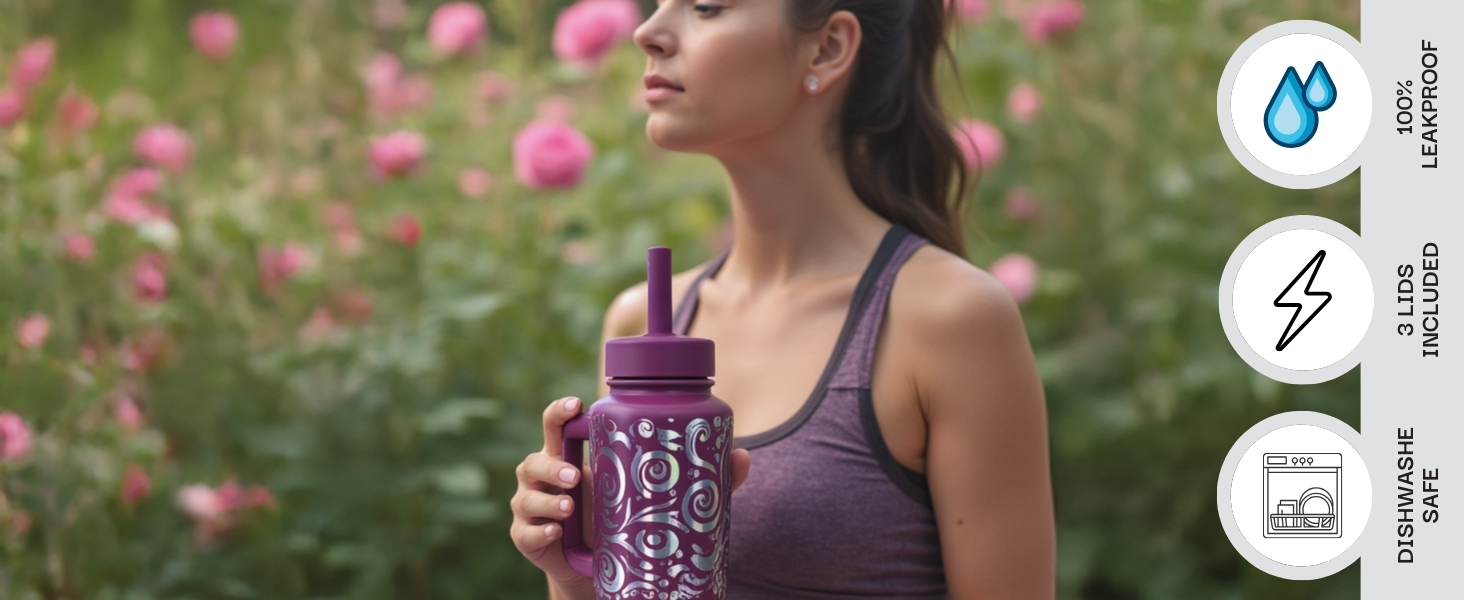 tumbler with handle, tumbler with lid and straw, 40 oz tumbler with handle