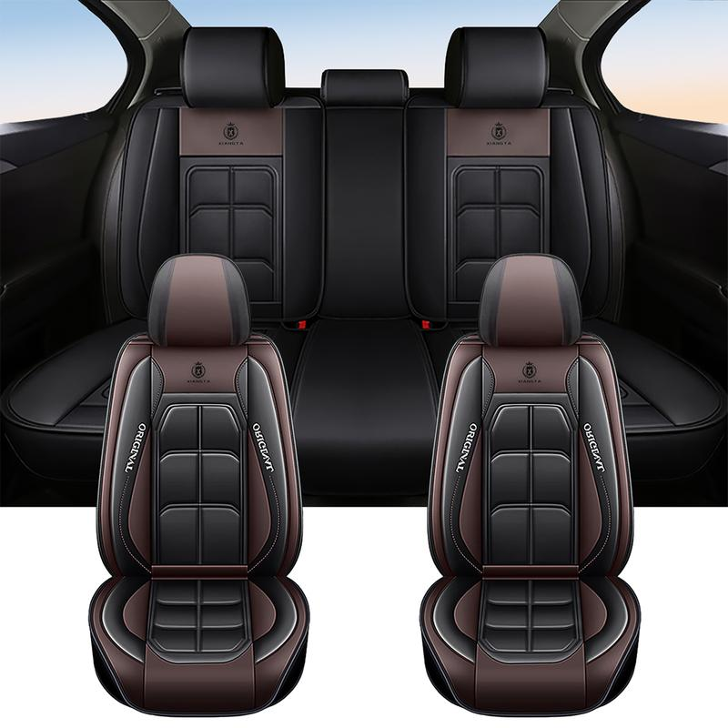 🔥 Upgrade Your Ride – Premium Leather Car Seat Covers (5 Seats), Universal Fit, Airbag Safe, Waterproof & Anti-Slip | Limited Time Offer