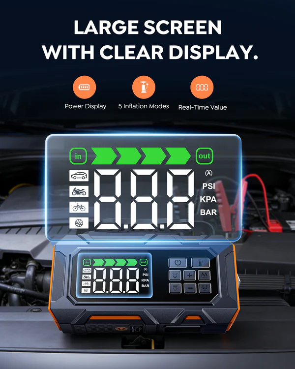 【New Release】Buture Beta09 Jump Starter 8000A All‑in‑One Roadside Power Pack