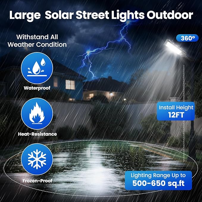 Value Price 🔥Solar Outdoor Streetlight