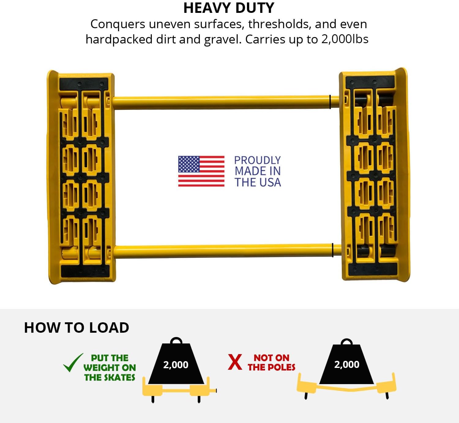 Rhino Cart All-Terrain Dolly — Heavy-Duty Appliance Hand Truck