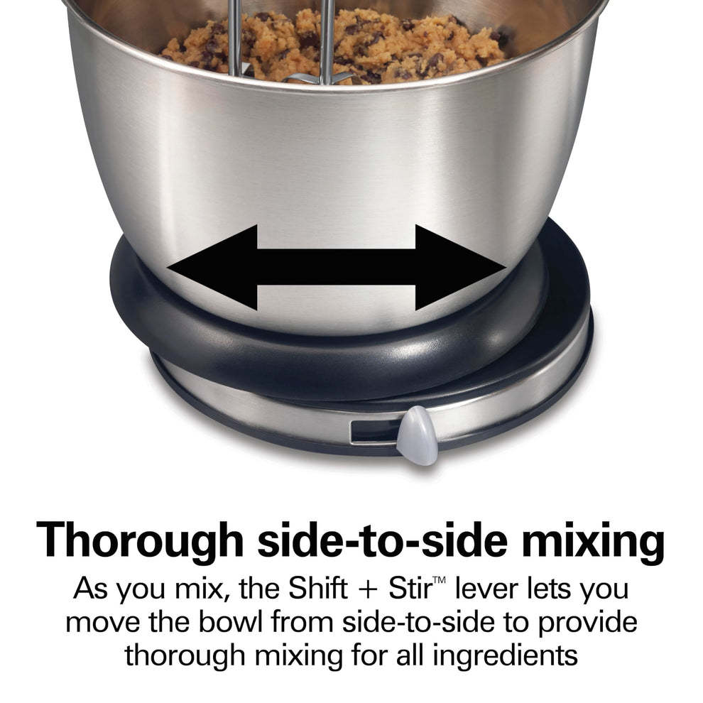 【BIG SALE】This classic 2-in-1 stand mixer features 6 speed settings, 290 watts of power, 5 attachments, a 4-quart stainless steel mixing bowl, and a detachable hand mixer. It is suitable for baking, kneading, whipping, and more.