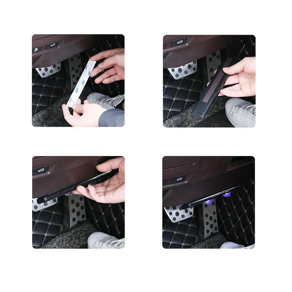 【BIG SALE】A16-GCYS- Wireless Car Interior Ambient Lights- Chargeable USB -star pattern and warm light 2in1-Led Star Decoration Light for Car & Room