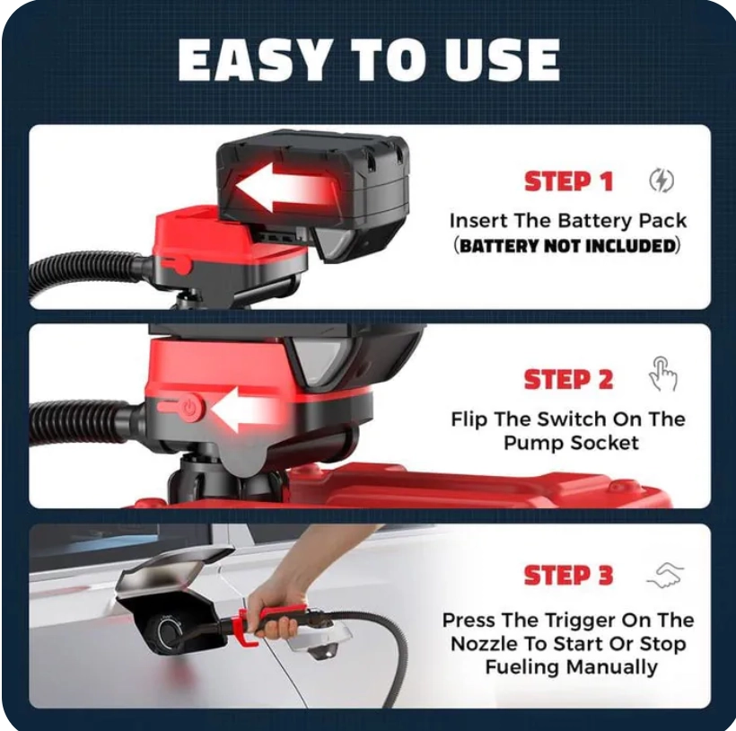🔥LAST DAY 49% OFF-Cordless Fuel Transfer Pump